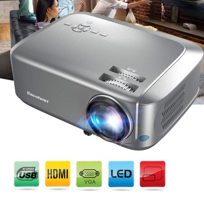 Projetor 1280p USB / VGA / SD / HDMI 3D