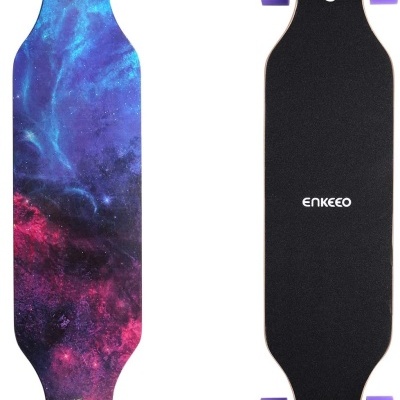 Longboard 23x104cm Skate Rolamentos ABEC-11