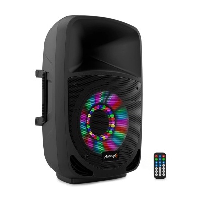 Coluna amplificada 250W 12" Bluetooth com LED