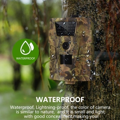 Câmara de caça portátil visão noturna gravação em deteção movimento
