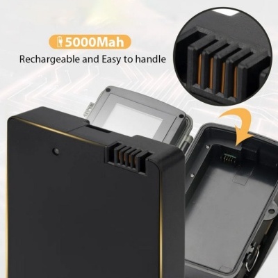 Câmara de caça com bateria 5000mAh noturna impermeável deteção movimento 1080p