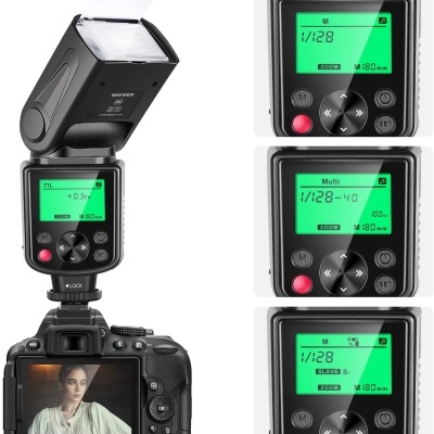 Flash Neewer NW-670 TTL para câmaras DSLR Canon / Nikon