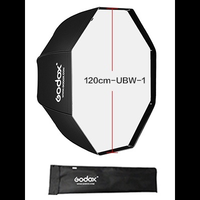 Softbox octagonal 120cm para flash strobe fotografia