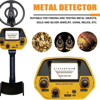 Detetor de metais com acessórios