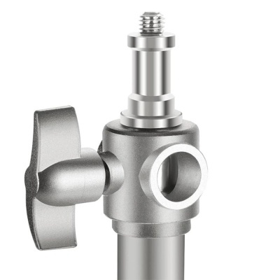 Tripé de estúdio alumínio cor prata de mola 280cm até 10Kg