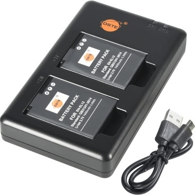 Para câmaras Nikon - Kit 2 baterias + carregador - vários modelos