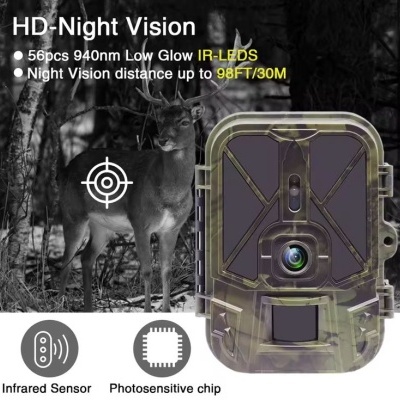 Câmara portátil 36Mp de caça impermeável