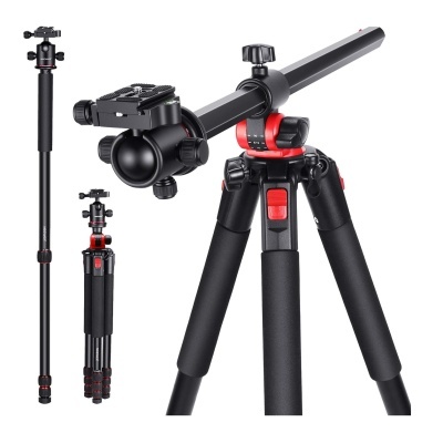 Tripé 200cm suporta até 15Kg adaptação monopé fotografia e vídeo