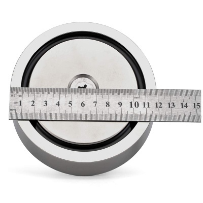 Íman neodímio 120mm 580 kg caça, pesca, ferramentas