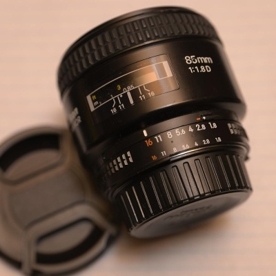 Objetiva Nikon 85mm f/1.8