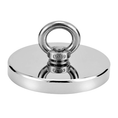 Íman neodímio 120mm 580 kg caça, pesca, ferramentas