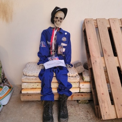 Esqueleto decorativo 160cm tamanho real