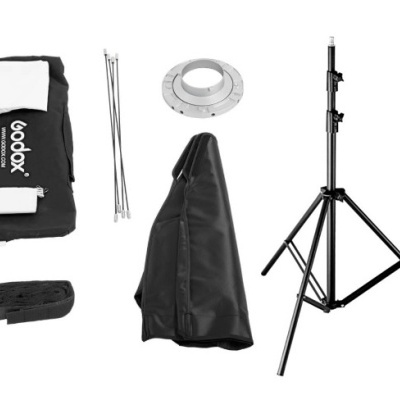 Godox caixa de luz + grelha montagem bowens (40x180cm)
