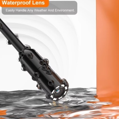 Endoscópio 30 / 50 / 100 metros HD impermeável com bateria 4,3"