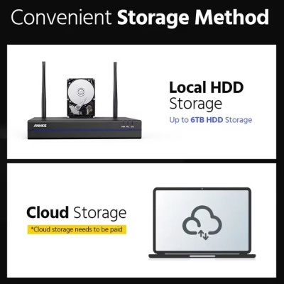 Sistema CCTV  Wi-FI video vigiIância 3MP kit Hiseeu 8CH 8 câmaras + NVR app