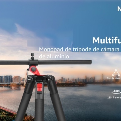 Tripé 200cm suporta até 15Kg adaptação monopé fotografia e vídeo