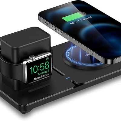 ESR Carregador sem fios magnético 2 em 1 com suporte para carregador iWatch e iphone