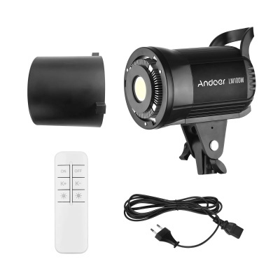 Projetor estúdio foto e vídeo, montagem Bowens iluminador 100W, 5600K