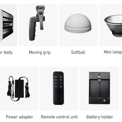 Iluminador bicolor LED 60W difusor bola