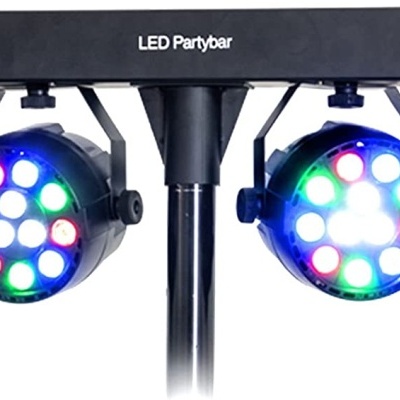 4 projetores de luz com suporte e tripé IBIZA