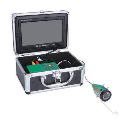 Câmara pesca 30 metros IR e LED monitor + acessórios