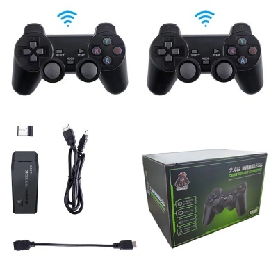 Consola jogos clássicos 128GB 20000 games com 2 comandos wireless Consola jogos clássicos 128GB 20000 games com 2 comandos wireless