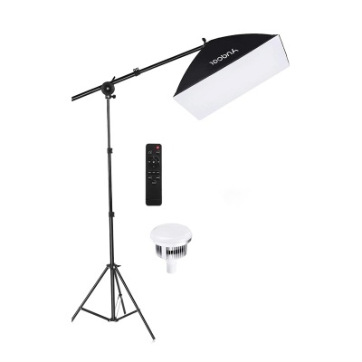 Softbox extensível em altura luz LED bicolor + comando