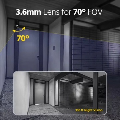 Sistema CCTV  Wi-FI video vigiIância 3MP kit Hiseeu 8CH 8 câmaras + NVR app