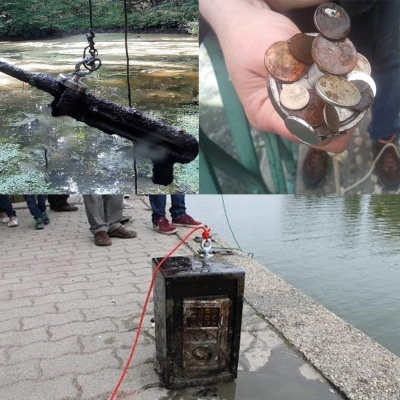 Íman neodímio 120mm 580 kg caça, pesca, ferramentas