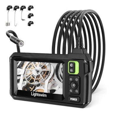 Endoscópio com monitor 4,3"  1080p cabo rígido 5 metros