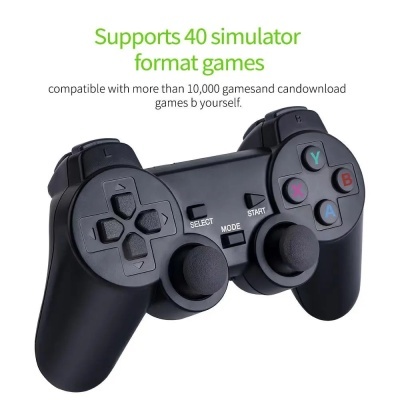 Consola jogos clássicos 128GB 20000 games com 2 comandos wireless Consola jogos clássicos 128GB 20000 games com 2 comandos wireless