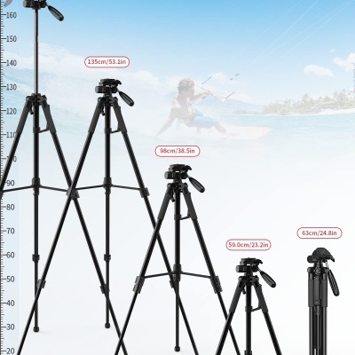 Tripé 170 cm suporta 5kg fotografia e vídeo