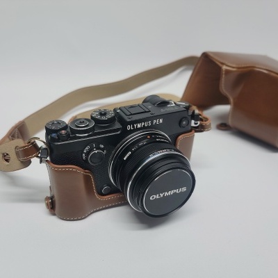 Câmara Olympus PEN-F + lente 17mm F1.8