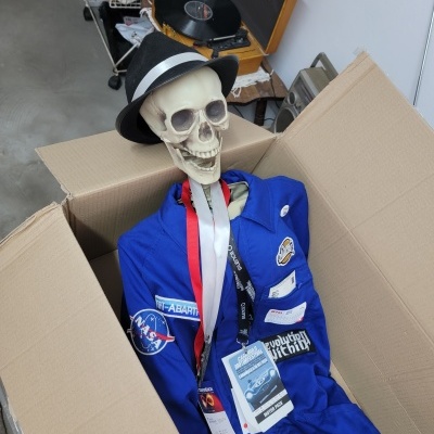 Esqueleto decorativo 160cm tamanho real