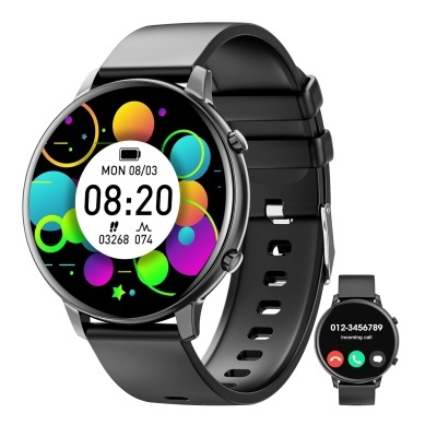 Smartwatch 1,39" IP67 impermeável, Bluetooth, pedómetro, monitor de sono, atividade fitness para Android iPhone