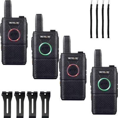 4 Walkie-talkies bidirecionais sem licença PMR446