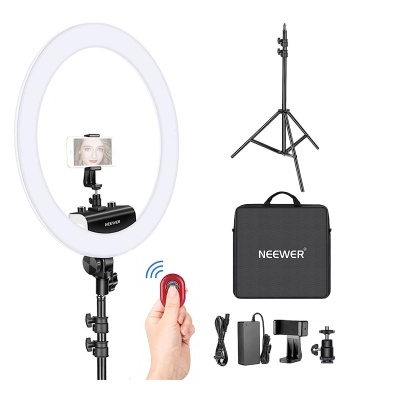 Ringlight Neewer branco ultrafino 41cm anel 16"