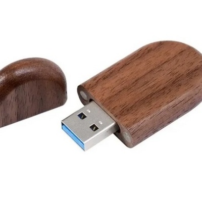 Pen drive madeira USB 3.0 gravação logótipo personalizável