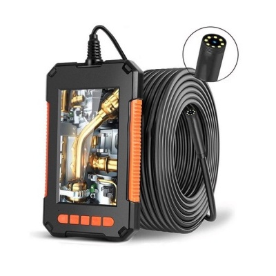 Endoscópio industrial 1080p rígido com ecrã 4,3" LCD 5 metros