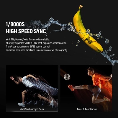 Flash Neewer Z1 cabeça redonda 2 baterias TTL para câmaras Canon / Nikon / Sony