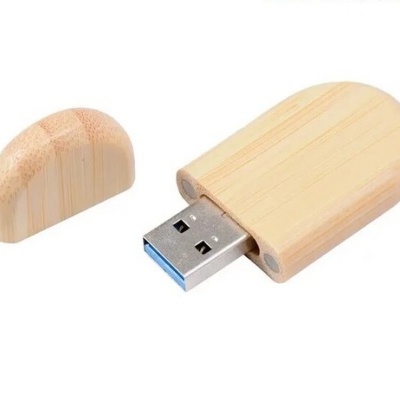 Pen drive madeira USB 3.0 gravação logótipo personalizável
