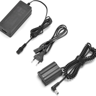 Adaptador simulação de bateria - cabo alimentação para Nikon