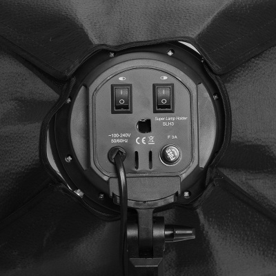 Softbox 4 lâmpadas com tripé - caixa de luz para foto e video