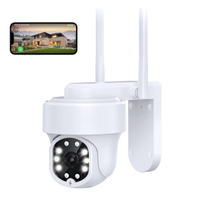 Câmara vigilância WiFi exterior 8x zoom 1080p 360º áudio bidirecional Câmara vigilância WiFi exterior 8x zoom 1080p 360º áudio bidirecional