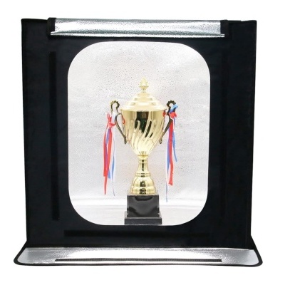 Box para fotografia produto 60 x 60 foto iluminação caixa 4 fundos  mini estúdio