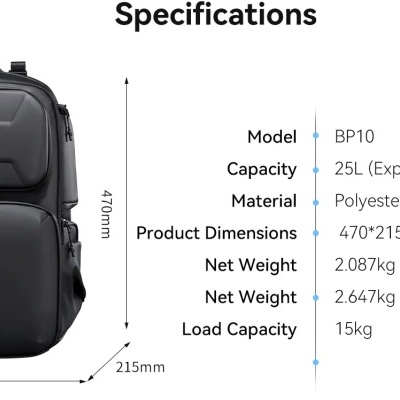 Mochila ULANZI Dos 35L BP10