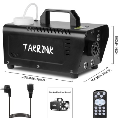 Máquina de Fumo 500W 8 Leds e 13 Cores e 4 Modos com Comando