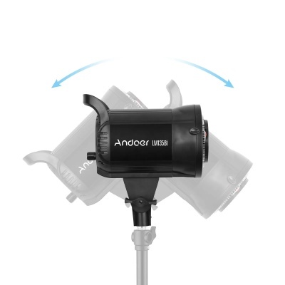 Projetor estúdio foto e vídeo, montagem Bowens iluminador LM135Bi, 135W, 3200K-5600K