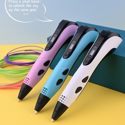 Caneta 3D nova versão + acessórios + 50m PLA