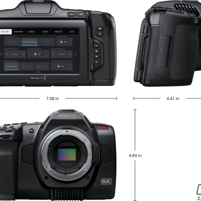 Câmara Blackmagic Design Pocket Cinema 6k Pro - para Canon EF